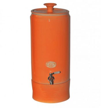 "Orange Ceramic Water Purifier"
