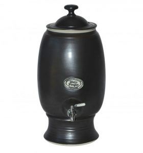 "Ceramic Water Purifier Dark Brown"