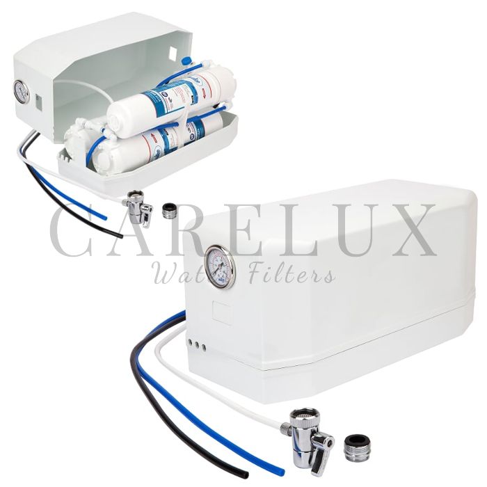 Ro Countertop Reverse Osmosis Water Filter System 3 Stage Carelux